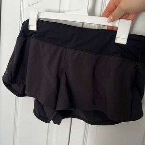 Lululemon Black Speed up 2.5’ Short